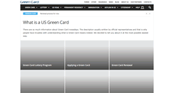 Desktop Screenshot of greencardinusa.com