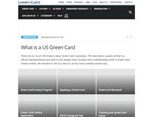 Tablet Screenshot of greencardinusa.com